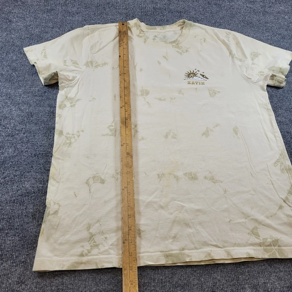 Katin See You Out There Tie Dye Short Sleeve Organic Cotton T Shirt Men's XL - Picture 6 of 8